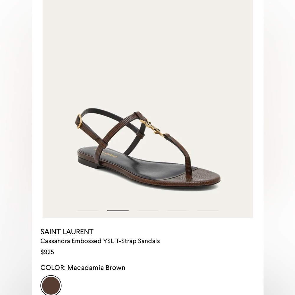 Saint Laurent Cassandra sandal, 40 - Picture 4 of 8
